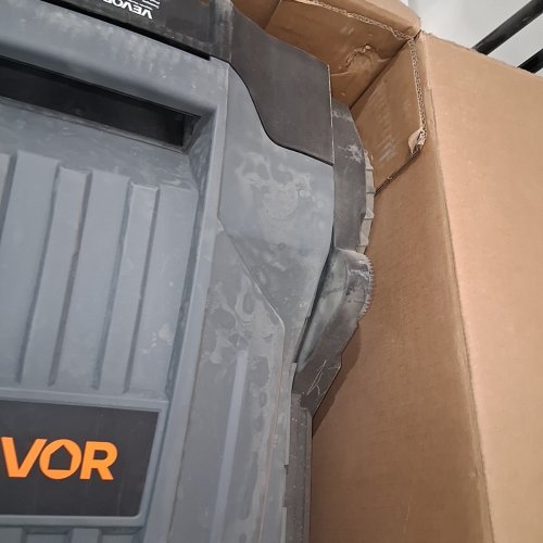 VEVOR WALK-BEHIND MANUAL HAND PUSH FLOOR SWEEPER - 25.6" SWEEPING WIDTH - GRAY/BLACK (MODEL: S13-001A) image 4