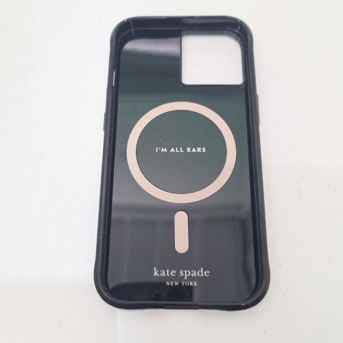 KATE SPADE PROTECTIVE PHONE CASE WITH MAGSAFE FOR IPHONE 13/14/15 - BLACK/WHITE POLKA DOTTED image 3
