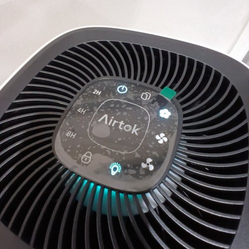 AIRTOK AIR PURIFIER WITH 5-STAGE H13 TRUE HEPA FILTER & LED PANEL- 793SQ.FT COVERAGE - WHITE (MODEL: AP1001) image 2