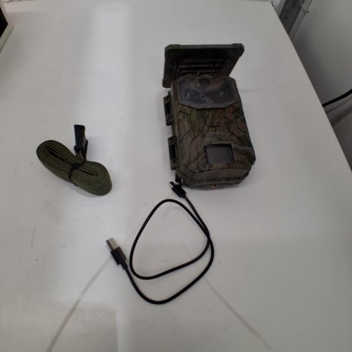 IZEEKER SOLAR POWERED TRAIL CAMERA WITH NIGHT VISION AND MOTION DETECTION - 4K UHD @ 30FPS - 48MP - CAMOUFLAGE (MODEL: IG220) image 3