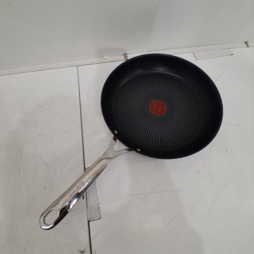 TEFAL JAMIE OLIVER BRUSHED STAINLESS STEEL NON STICK INDUCTION READY FRYING PAN - 11" image 2