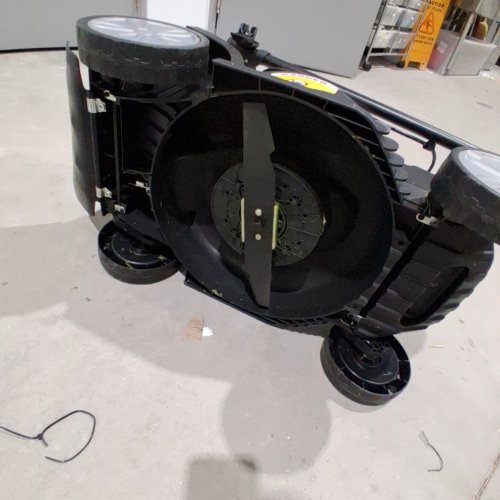 LITHELI CORDLESS BRUSHLESS LAWN MOWER - 20V -13" - WHITE/BLACK (MODEL: U20LM00-0A120) image 4