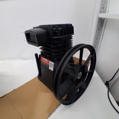 VEVOR OIL LUBRICATED AIR COMPRESSOR PUMP HEAD - 3HP - 5.8CFM @ 90 PSI - MAX 116 PSI - BLACK/ORANGE image 3