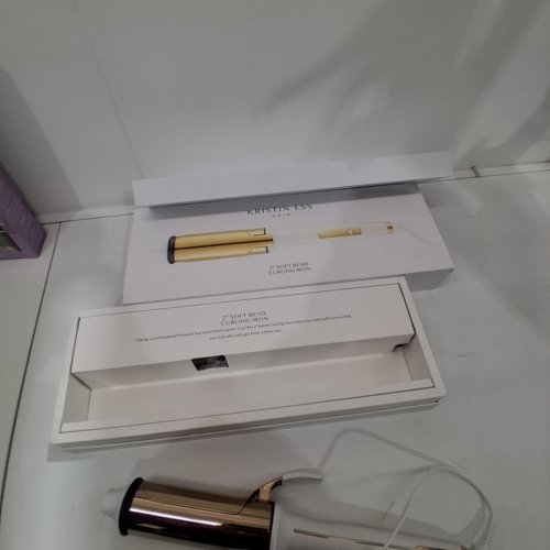 KRISTIN ESS SOFT BLEND CURLING IRON - 2" - WHITE/GOLD - (MODEL:KES0193) image 6