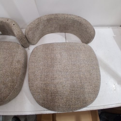 2PK COLAMY MID-CENTURY MODERN FABRIC DINING CHAIR - 29" X 22" - CAMEL (MODEL: DCW19) image 4