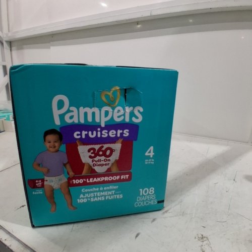 108PK PAMPERS CRUISERS 360 BABY DIAPERS - SIZE 4 image 3