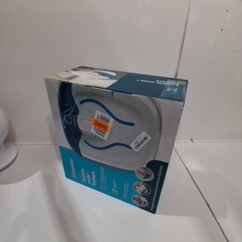 HOMEDICS BUBBLE MATE TOE-TOUCH FOOT SPA WITH PUMICE STONE - WHITE/BLUE (MODEL: FB-55) image 5