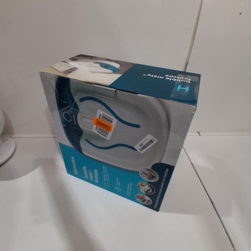 HOMEDICS BUBBLE MATE TOE-TOUCH FOOT SPA WITH PUMICE STONE - WHITE/BLUE (MODEL: FB-55) image 6
