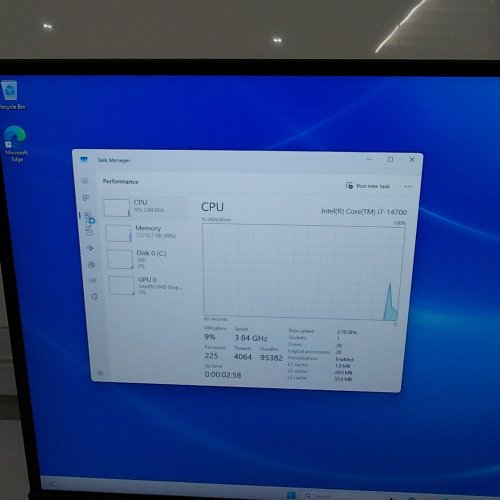 DELL INSPIRON 3030 DESKTOP COMPUTER - INTEL CORE I7-14700 PROCESSOR, 16GB DDR5 RAM, 1TB SSD, WINDOWS 11 PRO - MIST BLUE (MODEL: D32M) image 5
