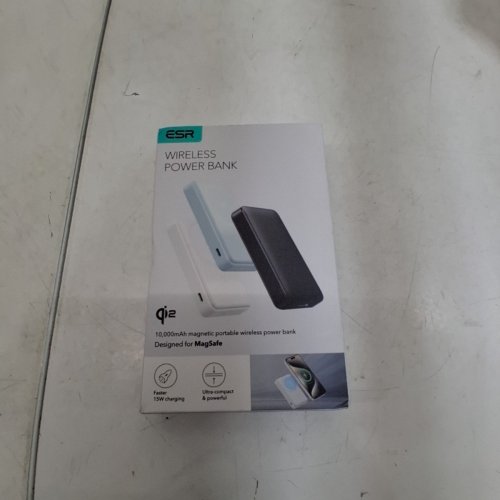 ESR WIRELESS MAGSAFE QI2 COMPACT POWER BANK PORTABLE CHARGER - 15W - 10,000 MAH - BLACK (MODEL: 2G5230202) image 2