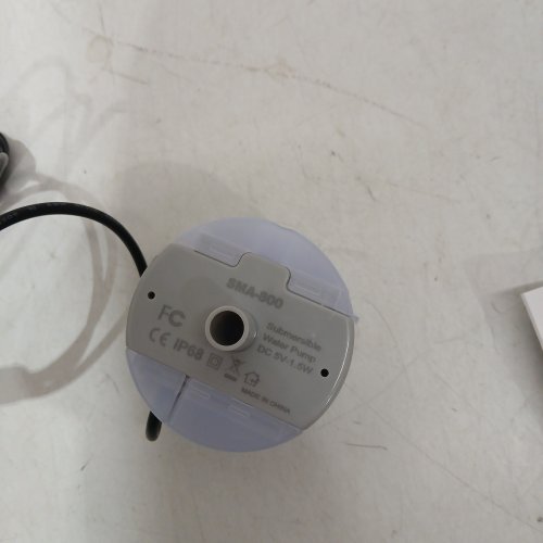REPLACEMENT SUBMERSIBLE WATER PUMP FOR CAT FOUNTAINS - 5 V 1.5W - LIGHT GRAY (MODEL: SMA-800) image 2