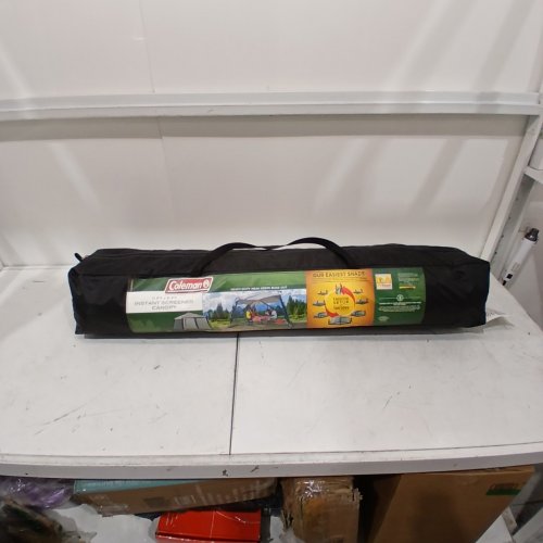 COLEMAN SCREENED BACK HOME CANOPY TENT WITH INSTANT SETUP - 11FT X 11FT - BLACK AND NAVY (MODEL: 2000036712) image 4