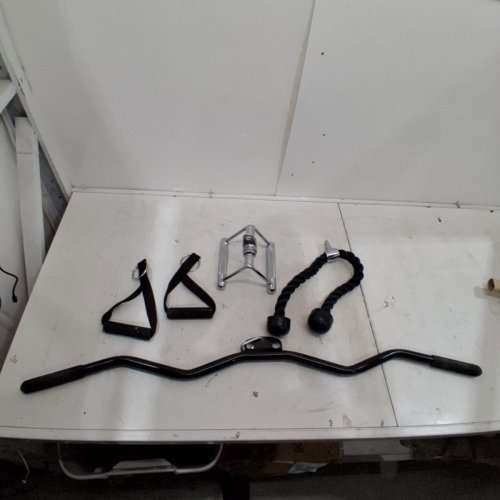 5PC ASSORTED WORKOUT CABLE EXERCISE GRIPS image 2