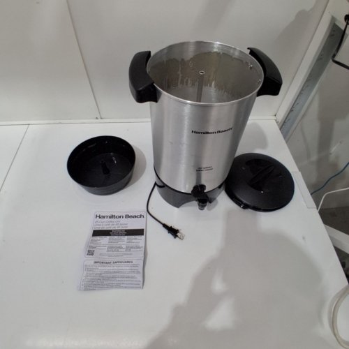 HAMILTON BEACH COFFEE URN - 45 CUP CAPACITY - STAINLESS STEEL (MODEL: 40515CR) image 3