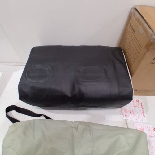 AIREFINA AIR MATTRESS WITH BUILT-IN PUMP - 18" KING - BLACK AND GREY (MODEL: AF-A10) image 3