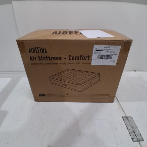 AIREFINA AIR MATTRESS WITH BUILT-IN PUMP - 18" KING - BLACK AND GREY (MODEL: AF-A10) image 5