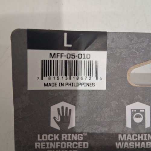 2PR MECHANIX WEAR WORK GLOVES - LARGE - BLACK (MODEL: MFF-05-010) image 4