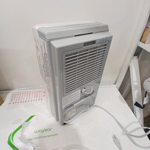 WAYKAR DEHUMIDIFIER WITH AUTO OR MANUAL DRAINAGE - 0.6GAL WATER TANK CAPACITY - COVERS 2000 SQ.FT - WHITE (MODEL: PD160B-PRO) image 5