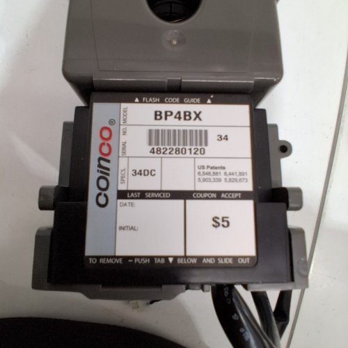 COINCO BILL PRO VALIDATOR AND ACCEPTOR - FOR $5 BILLS - BLACK (MODEL: BP4BX) image 5