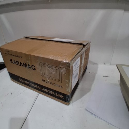 KARAMAG RECTANGULAR UNDERMOUNT BATHROOM SINK - 16" - WHITE (MODEL: 8016) image 4