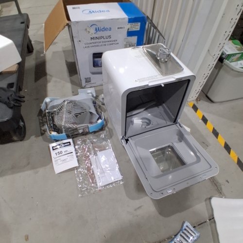 COUNTERTOP DISHWASHER WITH 6L WATER TANK - WHITE (MODEL: MDC17P2DWW) image 3