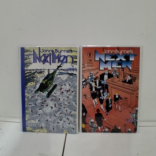 4 ASSTD DARK HORSE, DC, AND IMPACT COMIC BOOKS - ROBIN II THE JOKER'S WILD #1, THE JAGUAR #6, NEXT MEN #6, #18 - VARIOUS AUTHORS image 3