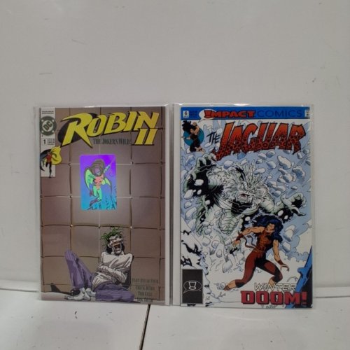 4 ASSTD DARK HORSE, DC, AND IMPACT COMIC BOOKS - ROBIN II THE JOKER'S WILD #1, THE JAGUAR #6, NEXT MEN #6, #18 - VARIOUS AUTHORS image 4