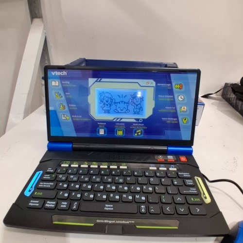 KIDS VTECH GENIO BILINGUAL JUNIORBOOK LAPTOP - 5+ YEARS - BLUE (MODEL: ‎80-581246) image 2
