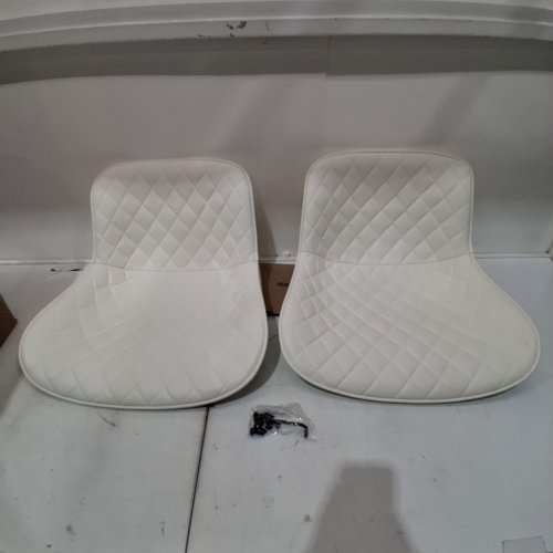 2PK YOUNIKE BAR STOOLS WITH HIGH BACK SOFT SEAT (CUSHION ONLY) - WHITE (MODEL: 1928YNK) image 3