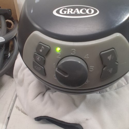 GRACO SIMPLE SWAY LX WITH MULTI-DIRECTION LOUNGER - ALLISTER FASHION (GREY/WHITE) (MODEL: 2148406) image 2