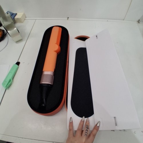 DYSON AIRSTRAIT WET TO DRY HAIR STRAIGHTENER - LIMITED EDITION APRICOT/ TOPAZ (MODEL: HT01) image 8