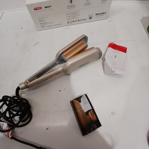 TYMO ROVY DEEP HAIR WAVER CRIMPER HOT IRON WITH CERAMIC TOURMALINE BARREL - 1.25" - PINK/GREY (MODEL: HC507P) image 3