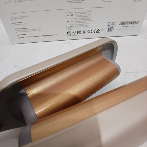 TYMO ROVY DEEP HAIR WAVER CRIMPER HOT IRON WITH CERAMIC TOURMALINE BARREL - 1.25" - PINK/GREY (MODEL: HC507P) image 4