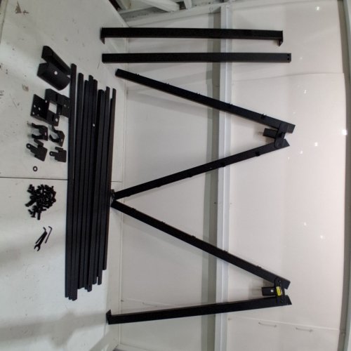 HEAVY DUTY PLATFORM BED FRAME - 16" - TWIN - BLACK (MODEL: YC-003-T) image 2