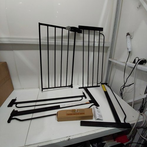 REGALO EASY STEP EXTRA WIDE SAFETY GATE - 29 - 49" X 30" - BLACK (MODEL: 1164 EB DS) image 2
