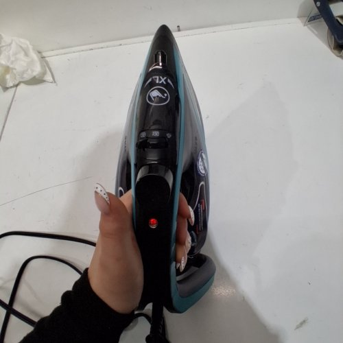 T-FAL ULTRAGLIDE PLUS ENHANCED STEAM IRON WITH CALCIUM COLLECTOR - BLACK/TEAL (MODEL: 1980969/FV5871Q0) image 2