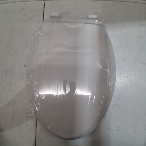 GARVEE ELONGATED TOILET SEAT WITH BUILT-IN TODDLER SEAT - 19" - ELONGATED - WHITE (MODEL: PHO_0VP6OQUI) image 3
