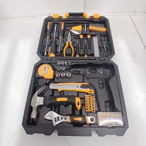 125PC DEKO MULTI-PURPOSE TOOL KIT - BLACK / ORANGE image 2