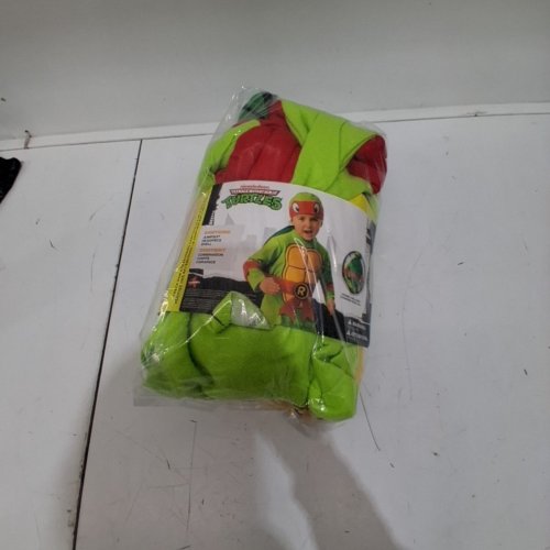 3PC RUBIES TEENAGE MUTANT NINJA TURTLES RAPHAEL COSTUME - 3-4T - RED/GREEN image 3