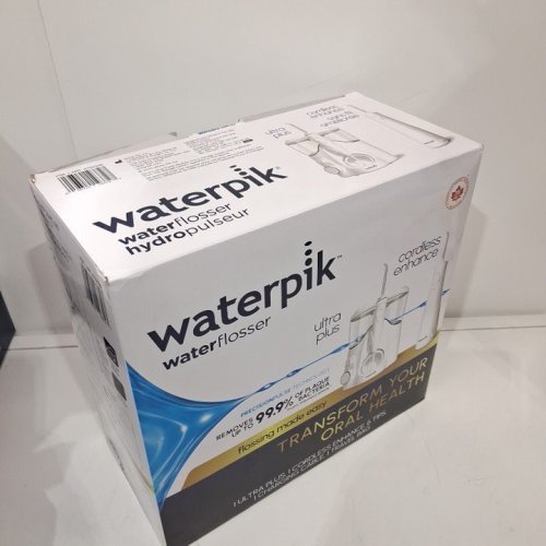 WATERPIK ULTRA PLUS & CORDLESS ENHANCE WATER FLOSSER COMBO PACK - WHITE (MODEL: 2702338) image 2