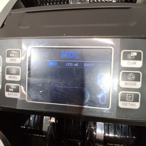 ANEKEN N60 MULTI-DENOMINATIONS MONEY COUNTER, 6 DETECTION METHODS 1200 BILLS/MIN - BLACK / GREY - (MODEL AL-N60) image 2