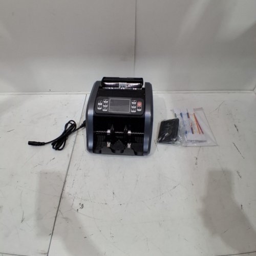 ANEKEN N60 MULTI-DENOMINATIONS MONEY COUNTER, 6 DETECTION METHODS 1200 BILLS/MIN - BLACK / GREY - (MODEL AL-N60) image 3