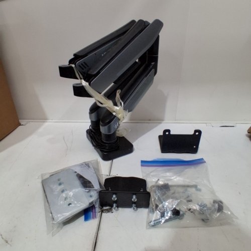 MSI PREMIUM RGB LED DUAL MONITOR STAND ARMS - 17"-35" SCREEN SUPPORT (MODEL: MPGMT201DR) image 3
