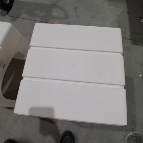 3PK ROOM ESSENTIALS RESIN PATIO ACCENT TABLE - CREAM (MODEL: 009-02-5197) image 4