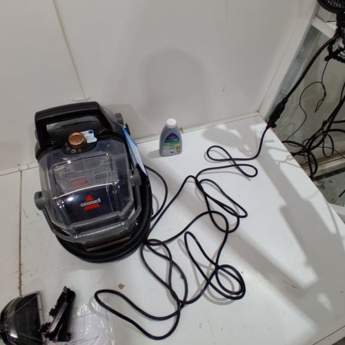 BISSELL LITTLE GREEN HYDROSTEAM MULTI-SURFACE PORTABLE DEEP CARPET/UPHOLSTERY CLEANER - 64OZ WATER TANK - BLACK (MODEL : 3618B TYPE 2) image 2