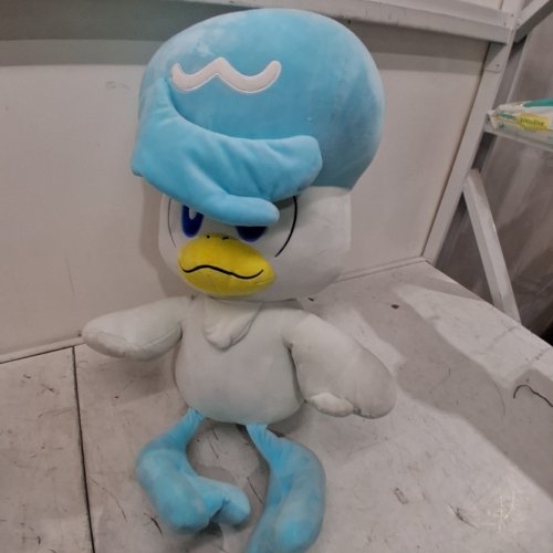 POKEMON PLUSH QUAXLY TOY - 24" - WHITE / BLUE image 2