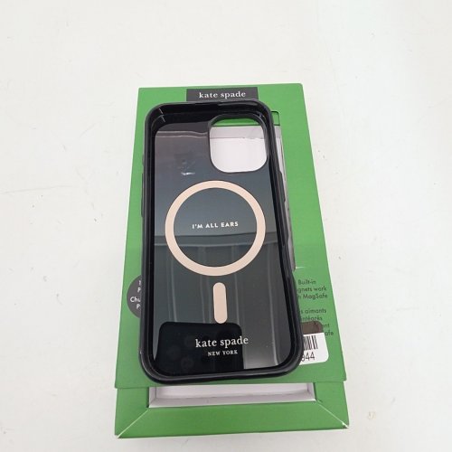 KATE SPADE PROTECTIVE PHONE CASE WITH MAGSAFE FOR IPHONE 16 - BLACK/WHITE POLKA DOTTED image 5