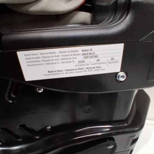 DIONO RADIAN 3R LATCH ALL-IN-ONE CONVERTIBLE CAR SEAT - JET BLACK (MODEL: 50620-CA-01) image 2