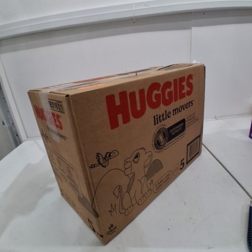 132PK HUGGIES LITTLE MOVERS DIAPERS - SIZE 5 image 3