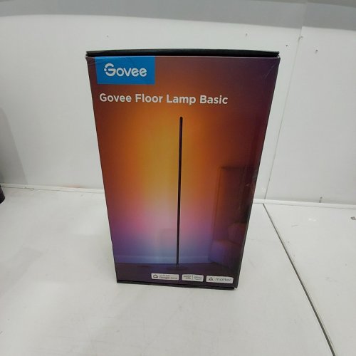GOVEE RGBIC SMART CORNER FLOOR LAMP WITH APP CONTROL, 2200K, 1000LM - 54" - (MODEL: H6076112001) image 5